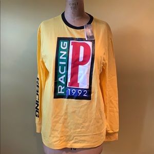 NWT 1992 Racing Polo Ralph Lauren Long Sleeve